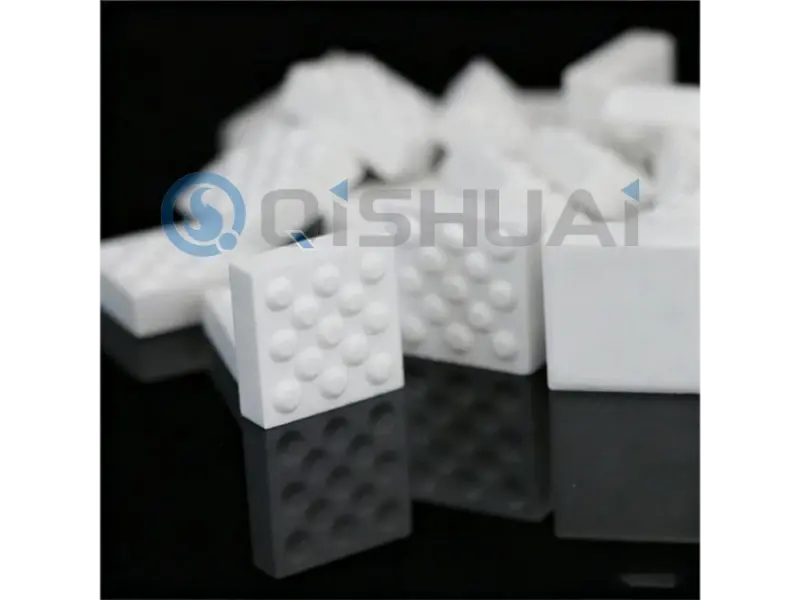 隆起パターンのアルミナ セラミック モザイク タイル – 山東省 Qishuai 耐摩耗性機器の実用的な摩耗ソリューション