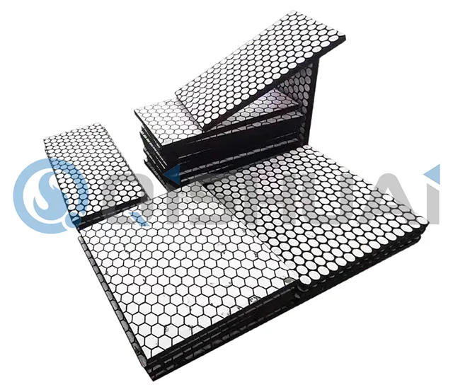 Composite Wear Ceramic Rubber Plate